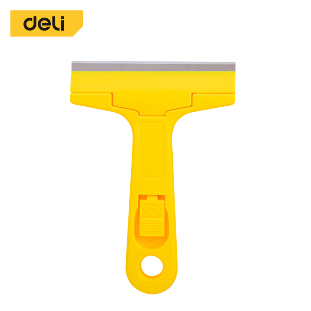 มีดขูดสี DELI DL4723C-YL-01 145มม. สีเหลือง_0
